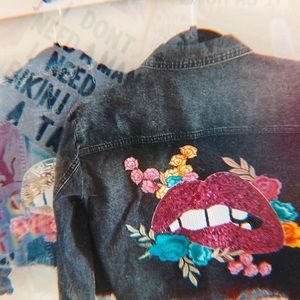 Custom denim jacket